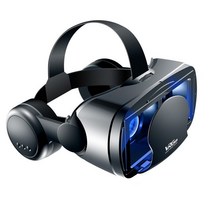 VRG Pro X7 3D 헤드셋 가상 현실 안경 헬멧 (컨트롤러 포함) iphone 용 스마트 Huawei Xiaomi, 04 Blu ray