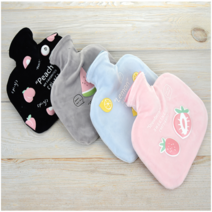 물난로 미니온수핫팩 과일모양 전자파없는 보온물주머니 1리터용량 손난로대용, 레몬