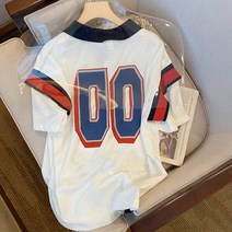 스트릿 반티 루즈핏 유니폼 아이스하키 하키복 빅사이즈 힙합 캐나다 상의 티셔츠