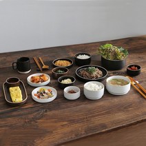 에라토 10 옳음 2인 13P 신혼그릇 세트 (4color), 비취