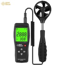 풍량 테스터 열선 풍속계 무선 기류 유속 측정기 방향 휴대용 디지털 온도 바람 계측 도구, AS-8336