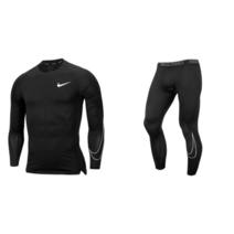 나이키프로 드라이 타이츠 탑 세트 스포츠 트레이닝복