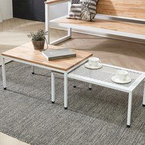 데코라인 루링 확장형 좌식 테이블, 확장형티테이블, 블랙