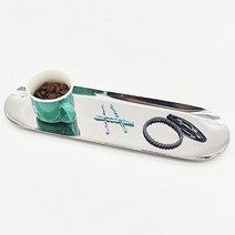 은쟁반 스텐 쟁반 옛날 긴 플로팅 트레이 레트로 개인 수입 버터 1인 실버 엔틱 간식 컬러 고급 브런치 감성 컵 커피 홈카페 타원형 메탈 스틸 오봉 플레이팅 디스플레이 장식 특대