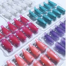쏙캡 젤네일제거 쏙오프클립 쏙오프캡 10개 1세트, 1개, 로즈핑크