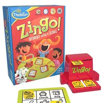 ThinkFun 징고 사이트 워드 게임 어워드 수상 유아 ~ 9세 읽기 게임 - 올해의 장난감 결승 후보 상품 171952, Zingo