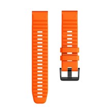 후크 앤 룩 나일론 시계 밴드 26mm Garmin Fenix 6X Pro 솔라/5X Plus / 3 HR/Enduro/하강 MK1 Mk2 Mk2i 시계 밴드 스트랩, orange
