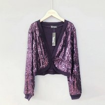 라오농 봄가을 패션 심플 스팽글 긴팔 재킷 +02YdELL