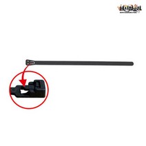 릴리져블타이 재사용 케이블타이 모음 재활용타이 누르는타입, 7.6mmx450mm, 100개입