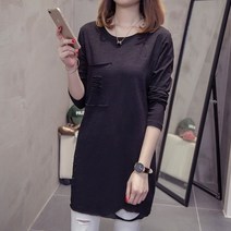 SAMARA 여성 반팔 롱티 캐주얼 면티 치마 패션