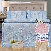 예홈 여름 매트 대자리 쿨매트 매트리스 커버 침대 패드 _3컬러, 골드