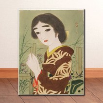 jp030 일본 여자 대나무 이자까야 선술집 캔버스액자