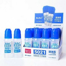 고강도 합성 고무 스폰지 어플리케이터 50ML 액체 접착제 수제 DIY 범용 투명 휴대용 사무실, 01 1pcs