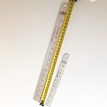 자동차 페인트 스케일 바니시 경화제 얇은 재료 비율 눈금자 부식 방지 두꺼운, 01 35cm  3.2cm