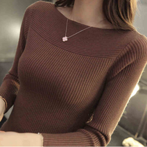 골지 스판 립라인 니트 티셔츠 무지티셔츠 긴팔티셔츠