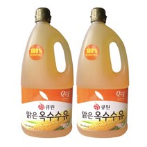 큐원 옥수수유1.8Lx2개, 3.6L, 2세트