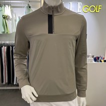 엘르골프 [2001안양점] 로고테잎 반집업 우븐 티셔츠