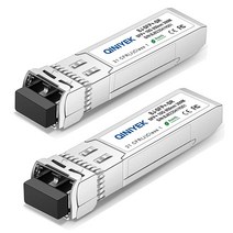 QINIYEK 10팩 10GBaseSR SFP+ 트랜시버 10G SR SFP 멀티 모드 LC 모듈 850nm 최대 300m 시스코 SFP10GSR Unifi UFMM10G, x2