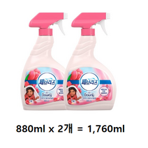 페브리즈 섬유탈취제 다우니 에이프릴향 본품, 1760ml, 4개