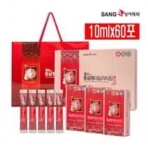 6년근 고려홍삼 상아제약 홍삼정 데일리타임 홍삼스틱 [10ml x 60포]명절선물세트