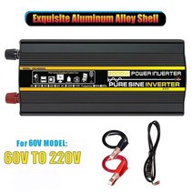 8000w 60v 220v 순수 사인파 전력 인버터 태양계 태양 전지 패널 홈 야외 캠핑 웨이브 전력 인버터, 8000w 60v  220v, 1개