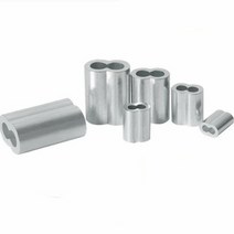5-100PCS M1 M1.2 M2 M3 M4 M5 M6 M8 와이어 케이블 로프 고정 클립 원형 라운드 알루미늄 페룰 압착 클램, 04 M2 100pcs
