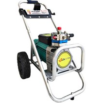 고압 에어리스 분사 건 컬러 페인트 건물 외벽 도색, 싱글 건 + 6000W 스테인레스 펌프 헤드