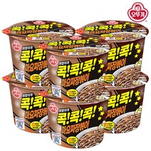 [ 킹스랜드 ] 오뚜기 콕콕콕 마요짜장볶이 큰컵 (1~6개) / 리뉴얼 신상라면, 6개