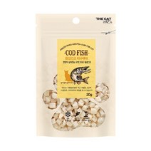 더캣 동결건조 큐브 고양이 간식 20g, 대구, 24개