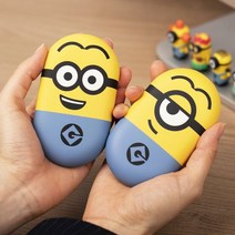 핫팩 손난로 미니언즈 휴대용 손난로 보조배터리 4400mAh, 단품