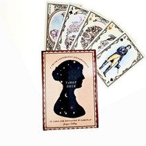 초보타로 예쁜 타로 카드책 le tarot 그림 키 보드 게임 오라클 점술 예언 카드 포커 선물, Jane Austen