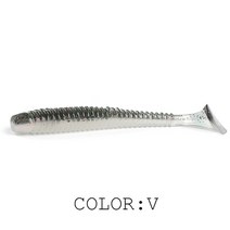 Supercontinental-스윙 임팩트 링 청어 낚시 루어 6 개/10 개 인공 Pesca Leurre Souple, 22 V_02 80mm 10pcs