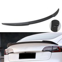 테슬라 모델Y 리어 스포일러 맥스톤디자인 리어윙, 수전사카본(유광)