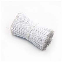 100 개 24AWG 주석 도금 브레드 보드 PCB 솔더 케이블 8cm 플라이 점퍼 와이어 틴 도체 와이어 1007-24AWG 커넥터, 01 WHITE_01 8m_01 24 AWG