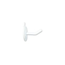 JNCP 타공판 일선후크, 화이트(2.5cm), 1개