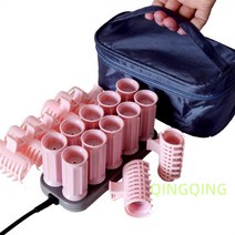 헤어롤셋팅기 휴대용 전기헤어롤 열셋팅기 고데기 Wstug 증정, C, 상품선택