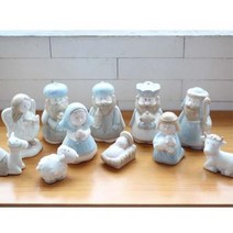 교회 장식 성탄일화 아기예수 미니어쳐 선반장식 데코