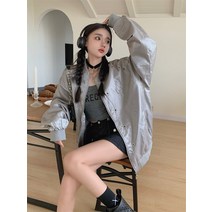 아메리칸 빈티지 루즈핏 야구 점퍼