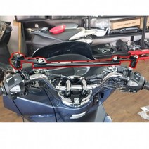 오토바이 바이크 스쿠터 엑스맥스 엔맥스 PCX 포르자 전차종 크로스바 멀티 범용 핸들바 봉지걸이 튜닝용품 블랙도그, 블랙