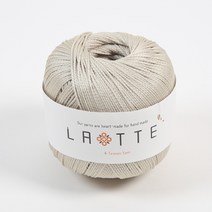 [앵콜스] (10+1) 라떼 LATTE 여름 코바늘 모자 가방 뜨개실, 23 에크루베이지(낱개)