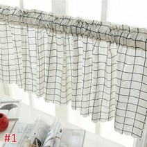 캐비닛 도어 용 주방 짧은 커튼 도로 포켓 커튼 꽃 하프 커튼 우아한 창 커튼 카페 거실 장식