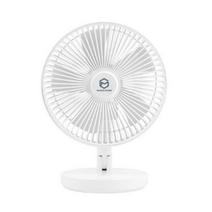 모노큐브 휴대 탁상 캠핑용 21cm 무선 선풍기 + 파우치, 화이트, TS-8DF45