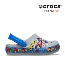 에스마켓키즈 CROCS 펀랩 스파이더맨 라이트 클로그 키즈 206374-007