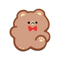 PK글로벌 귀여운 노트북 마우스패드 휴대용 미끄럼방지 미니패드, 1개, 4.모자곰