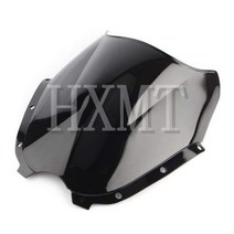 윈드 스크린 바이크 스쿠터 오토바이 롱스크린 바람막이 가드 효성 GT125R GT250R GT650R GT650S 앞 유리 UM V2S Kasinski MIRAGE ATK GT, 검은 색