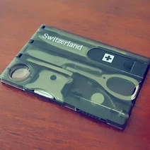 지갑 휴대 멀티 툴 맥가이버 드라이버 카드칼 다용도툴, 단품