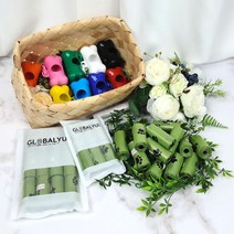 글로벌율 강아지배변봉투 생분해 애견 풉백 개 똥츄 (12롤 리필), 단품, 단품