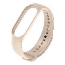 [3+1] 오달라 실리콘 샤오미 미밴드 스트랩, 미밴드7, 아이보리