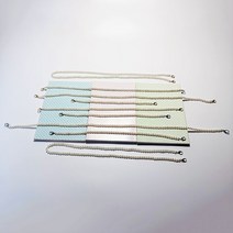 가방손잡이 가방DIY키트 진주 스트랩 핸드백 핸들 DIY 지갑 교체용 숄더 비즈 벨트, 01 WHITE_07 120cm