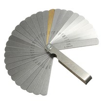 32 세트 거리 게이지 Feeler 게이지 밸브 교재 Feeler 게이지 0.04-0.88 mm 갭 차원, 하나, 은